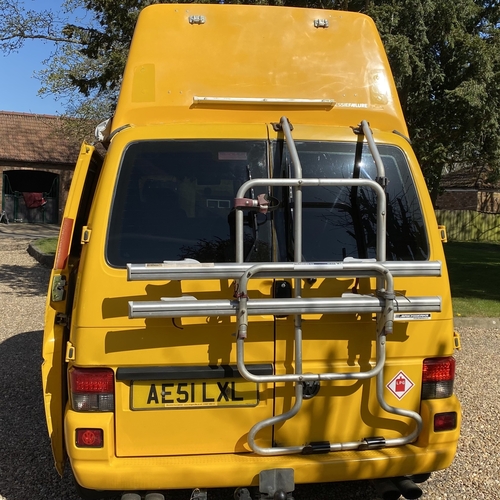 2001 (51)reg VW Transporter T4 Camper Van 4 Berth Yellow SWB 2.5 TDi 5cyl