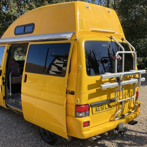 2001 (51)reg VW Transporter T4 Camper Van 4 Berth Yellow SWB 2.5 TDi 5cyl
