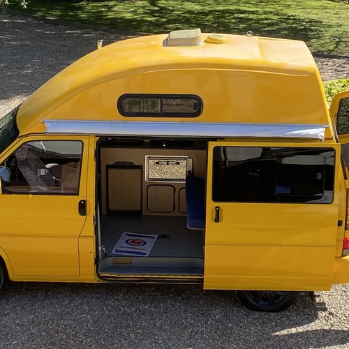2001 (51)reg VW Transporter T4 Camper Van 4 Berth Yellow SWB 2.5 TDi 5cyl