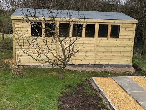 #026 16x10 Apex Shed