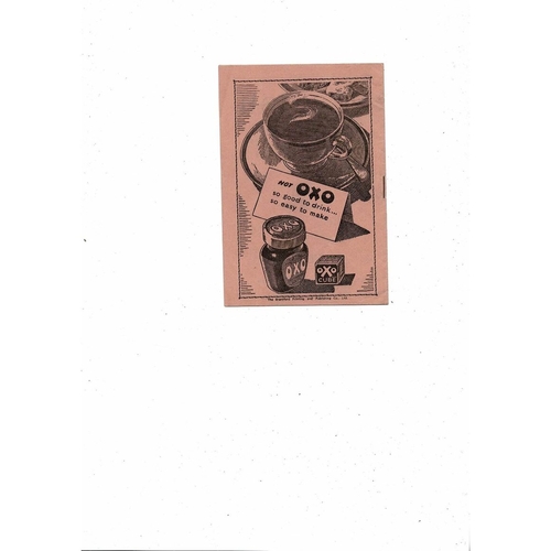 1946/47 Brentford v Derby County Football Programme