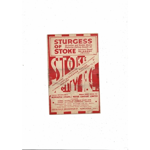 Stoke City Home Football Programmes