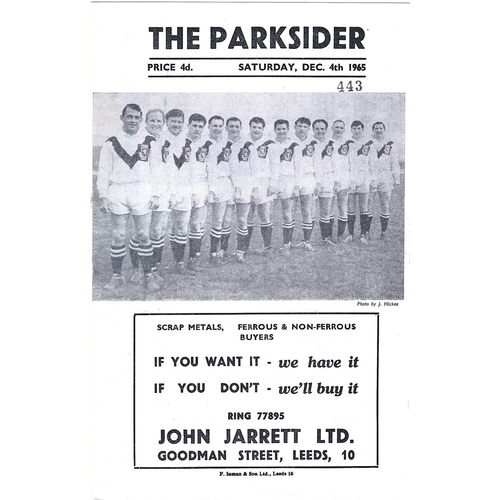 Doncaster Away Rugby League Programmes