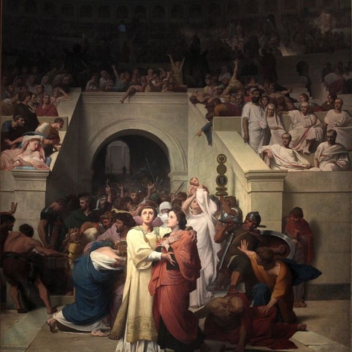 Christian Martyrs Entering the Amphitheatre