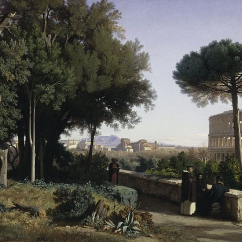 Colosseum Viewed from the Palatine