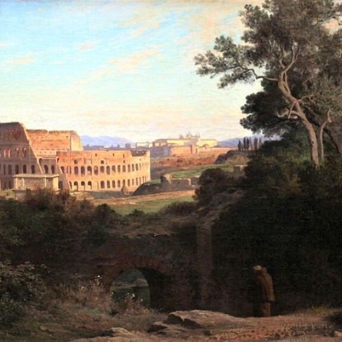 Colosseum Viewed from the Palatine