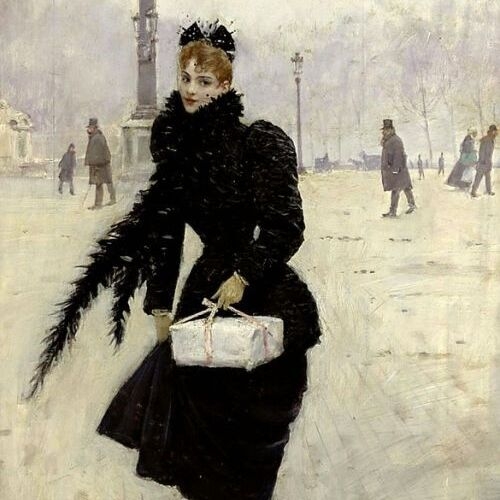 Parisienne Place de la Concorde