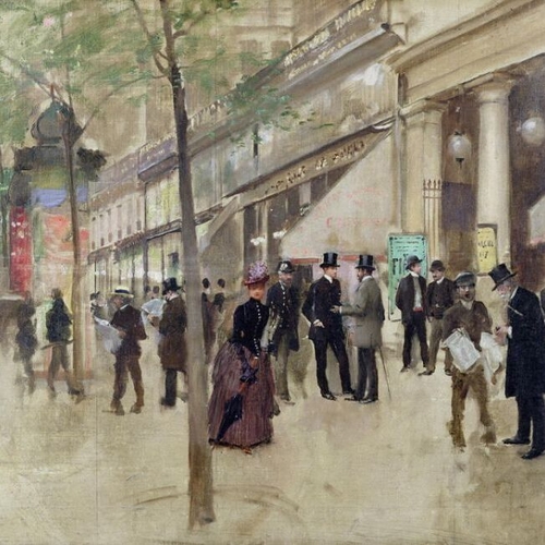 The Boulevard Montmartre and the Théâtre des Variétés