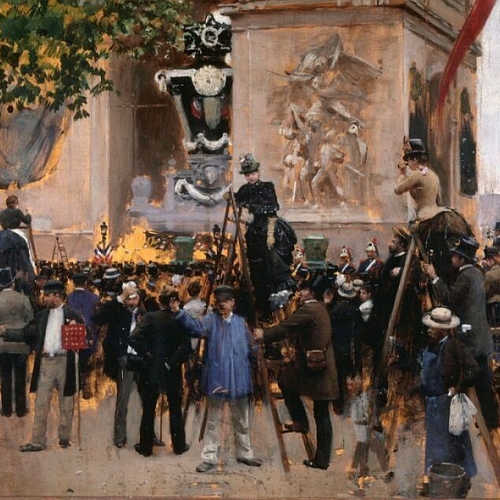 The Funeral of Victor Hugo