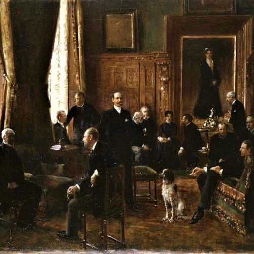 The Salon of the Countess Potocka