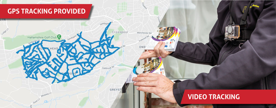 GPS Tracked Sheffield Leaflet Distribution | GPS Tracked Leaflet Distribution in Sheffield