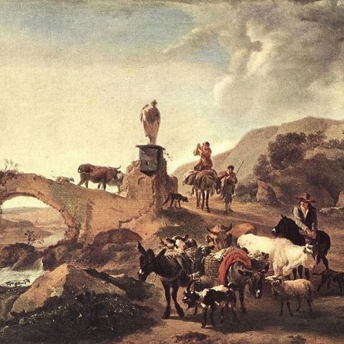 Italian Landscape with Bridge