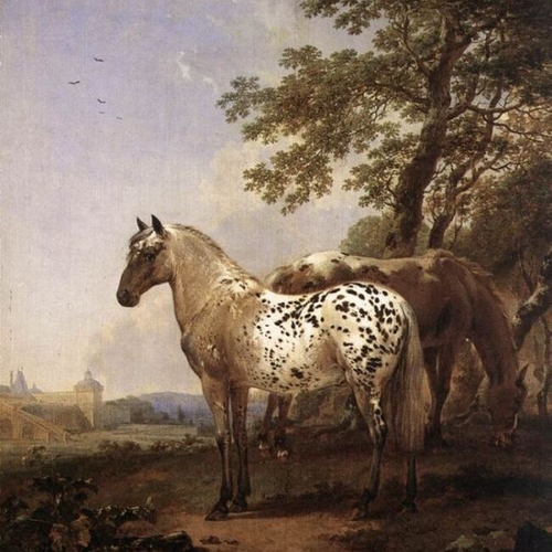 Landscape with Two Horses