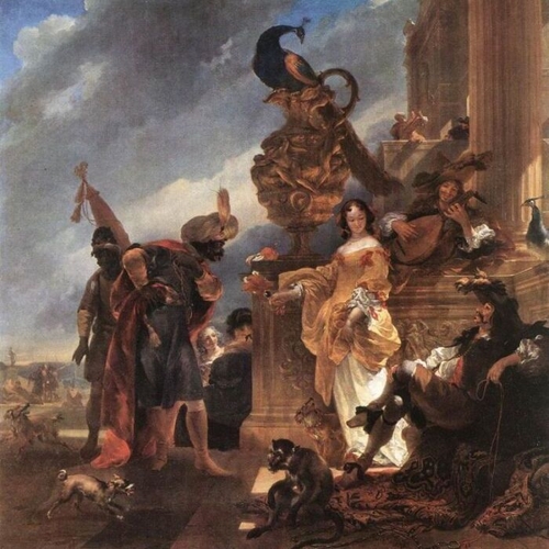 Merchant Receiving a Moor in the Harbour