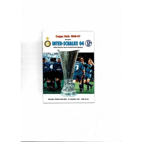 Europa League, UEFA/Fairs & Inter Toto Cup Final Football Programmes