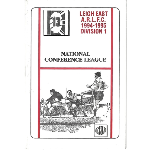 Lock Lane Away Rugby League Programmmes