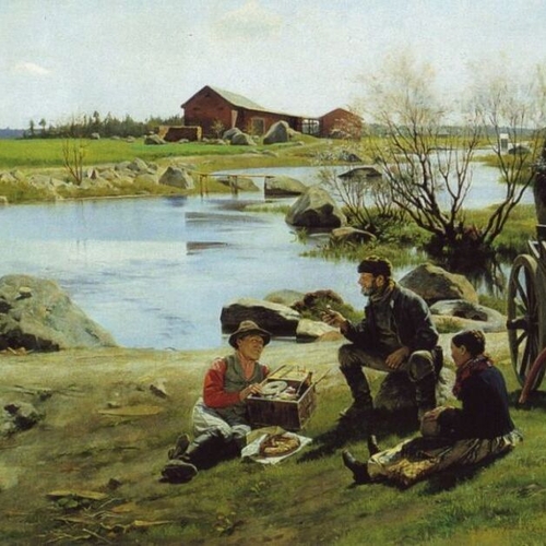 A Rest on the Way to the Fair