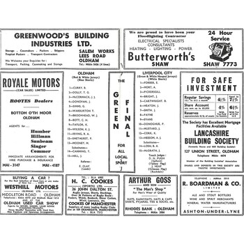 1966/67 Oldham v Liverpool City Rugby League Programme