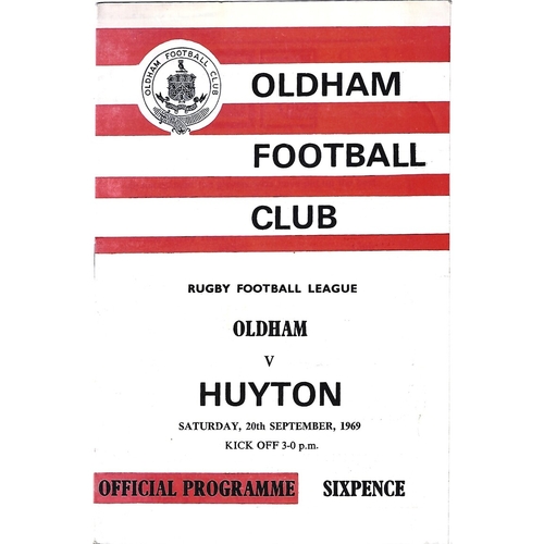 Huyton Away Rugby League Programmes