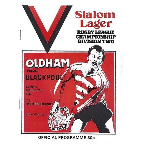 Blackpool Borough Away Rugby League Programmes