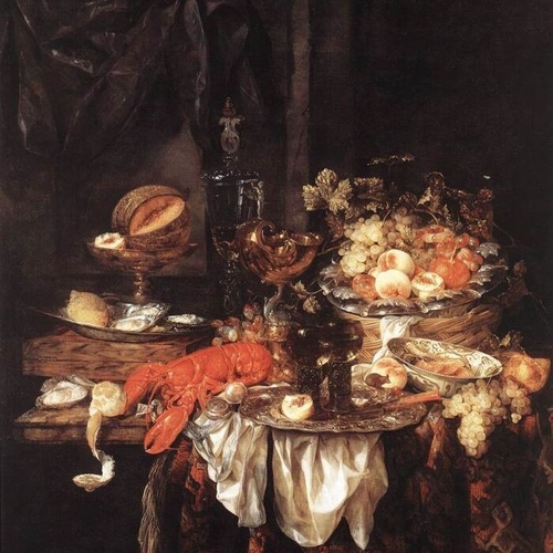 Banquet Still-Life with a Mouse