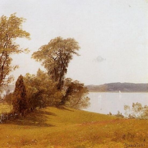 Sailboats on the Hudson at Irvington