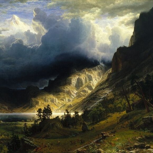 Storm in the Rocky Mountains, Mount Rosalie