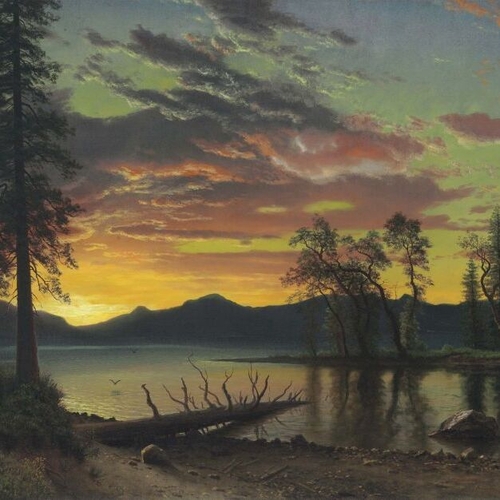 Sunset over the River