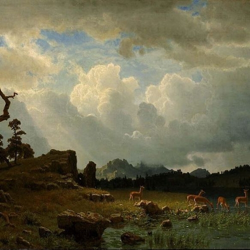 Thunderstorm in the Rocky Mountains