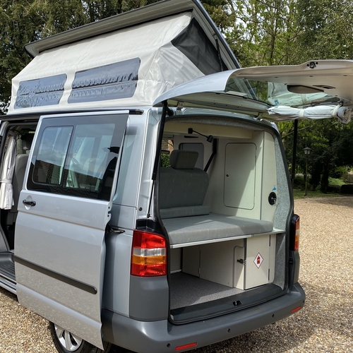 59reg Bilbo's Celex Camper Van 2 Berth VW Transporter T5 1.9 TDi SWB