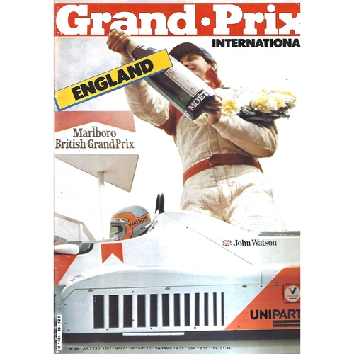 Grand Prix International Magazine Issue Number 036