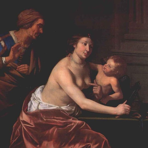 Venus and Amor and an Old Woman