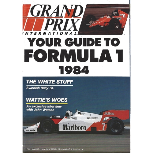 Grand Prix International Magazine Issue Number 75