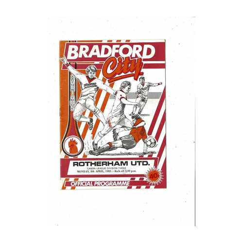 Rotherham United Away Football Programmes