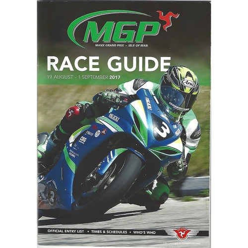 2017 Manx Grand Prix Motor Cycle Racing Programme