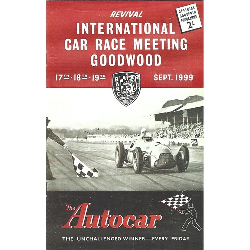 Goodwood Motor Racing Programmes