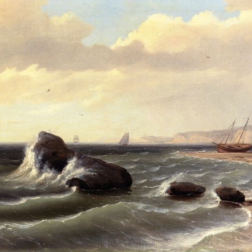An American Shore Scene