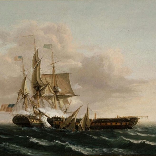 Engagement between the "Constitution" and the "Guerrière"