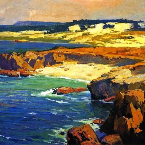 Sand Dunes and Rocky Coast