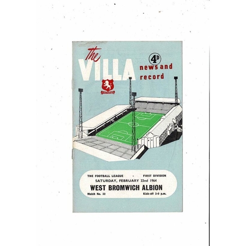 West Bromwich Albion Away Football Programmes