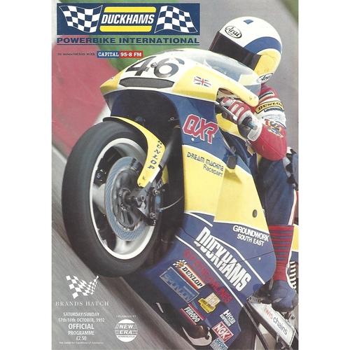Brands Hatch Motor Racing/Motor Cycle Racing Programmes