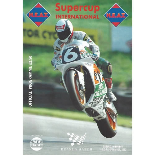 1993 Brands Hatch International Supercup Meeting (04-05/09/1993) Motor Cycle Racing Programme