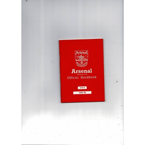 Arsenal Official Football Handbook 1978/79