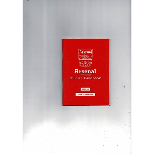Arsenal Official Football Handbook 1969/70