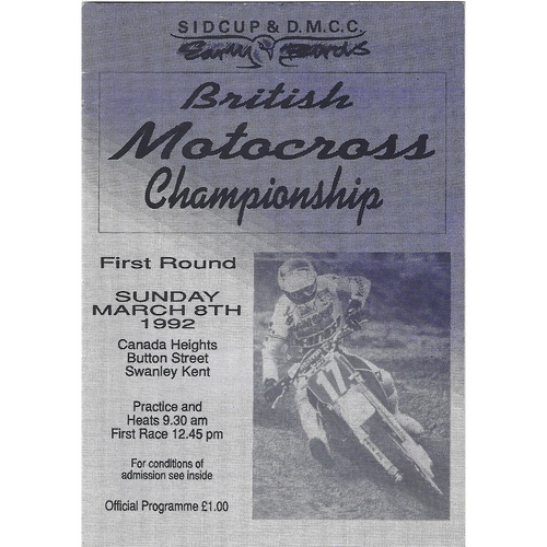 Moto-Cross Racing Programmes