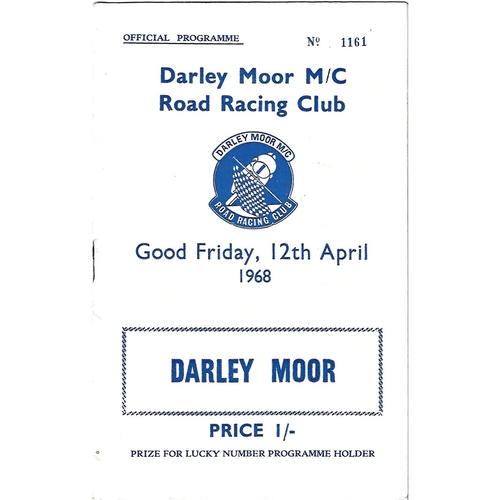 Darely Moor Motor Cycle Racing Programmes