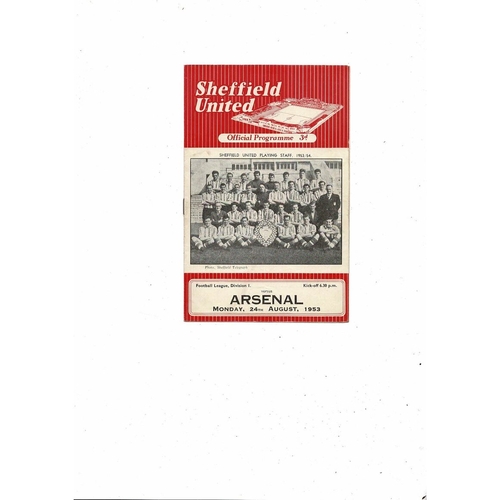 Arsenal Away Football Programmes