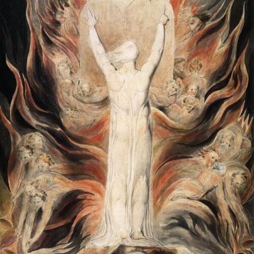 God Writing upon the Tables of the Covenant