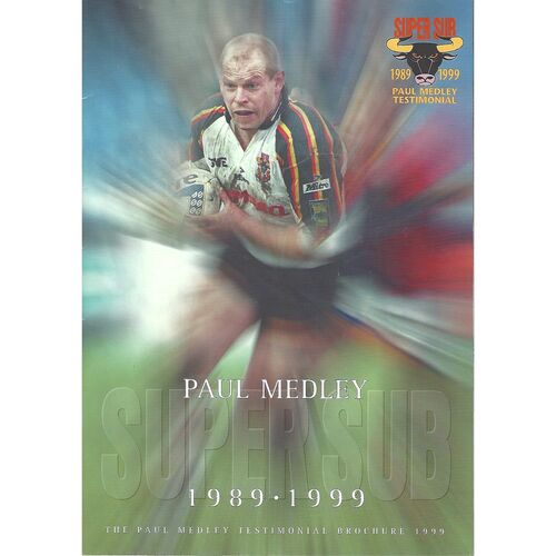 Rugby League Testimonial Programmes/Memorabilia