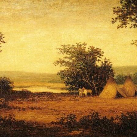 Indian Encampment on the James River, North Dakota